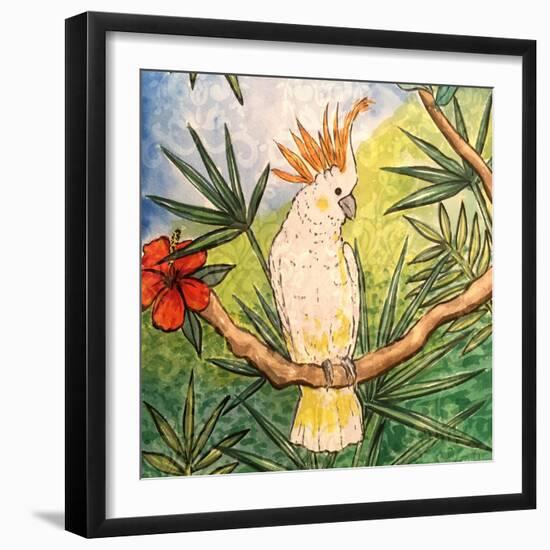 Tropical Bird I-Nicholas Biscardi-Framed Art Print