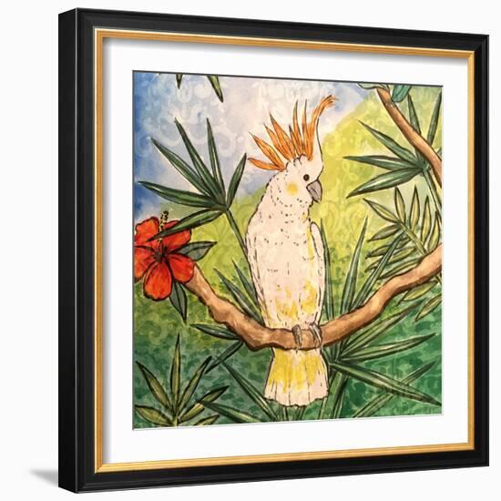Tropical Bird I-Nicholas Biscardi-Framed Art Print