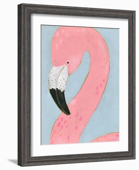 Tropical Birds - Flamingo-null-Framed Giclee Print