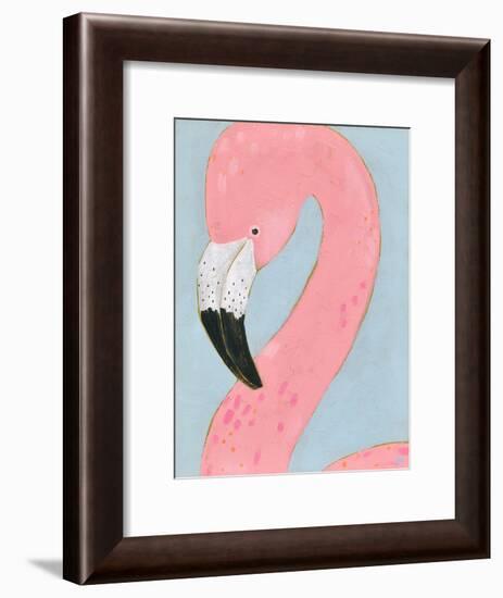 Tropical Birds - Flamingo-null-Framed Giclee Print