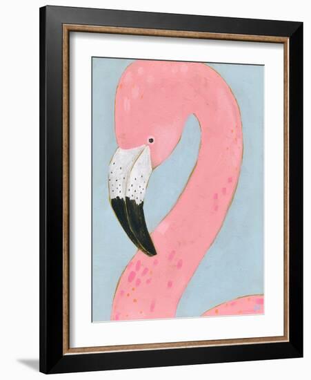 Tropical Birds - Flamingo-null-Framed Giclee Print