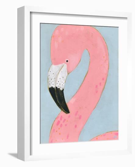 Tropical Birds - Flamingo-null-Framed Giclee Print