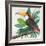 Tropical Birds II-Lily K-Framed Art Print