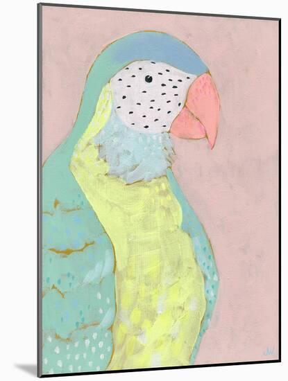 Tropical Birds - Parrot-null-Mounted Giclee Print