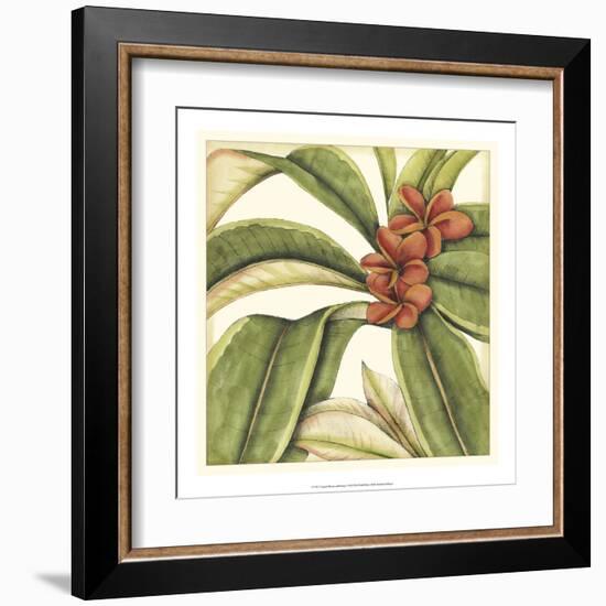 Tropical Blooms and Foliage I-Jennifer Goldberger-Framed Art Print