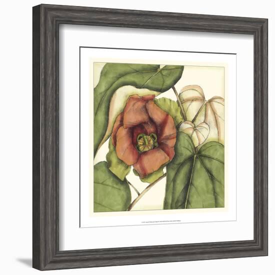 Tropical Blooms and Foliage IV-Jennifer Goldberger-Framed Art Print