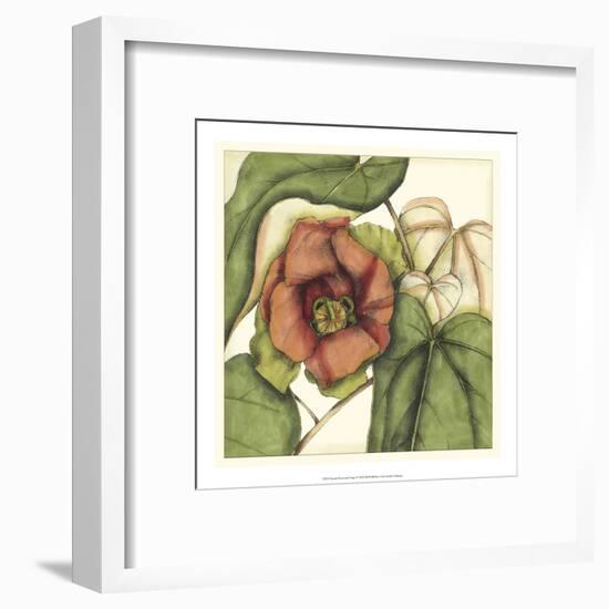 Tropical Blooms and Foliage IV-Jennifer Goldberger-Framed Art Print