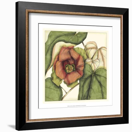 Tropical Blooms and Foliage IV-Jennifer Goldberger-Framed Art Print