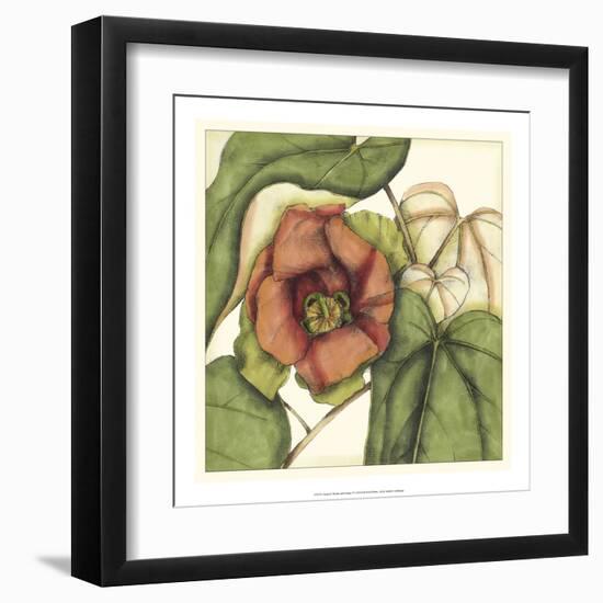 Tropical Blooms and Foliage IV-Jennifer Goldberger-Framed Art Print