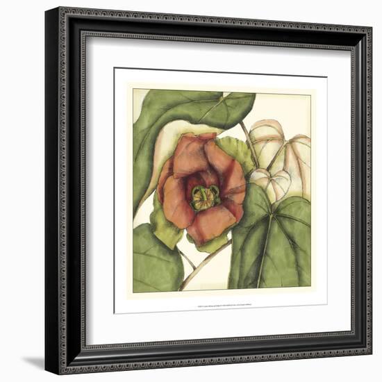 Tropical Blooms and Foliage IV-Jennifer Goldberger-Framed Art Print