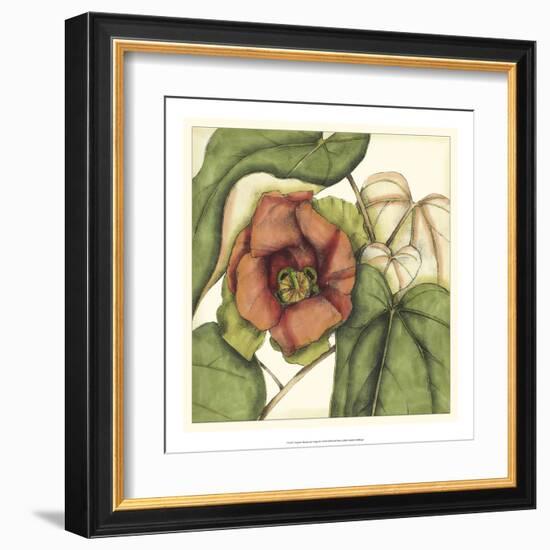 Tropical Blooms and Foliage IV-Jennifer Goldberger-Framed Art Print