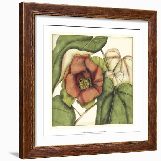 Tropical Blooms and Foliage IV-Jennifer Goldberger-Framed Art Print