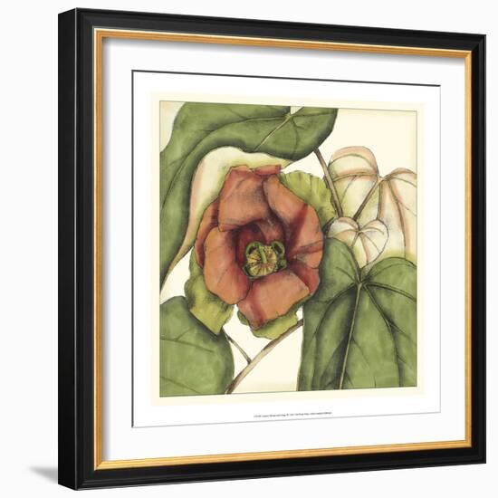 Tropical Blooms and Foliage IV-Jennifer Goldberger-Framed Art Print