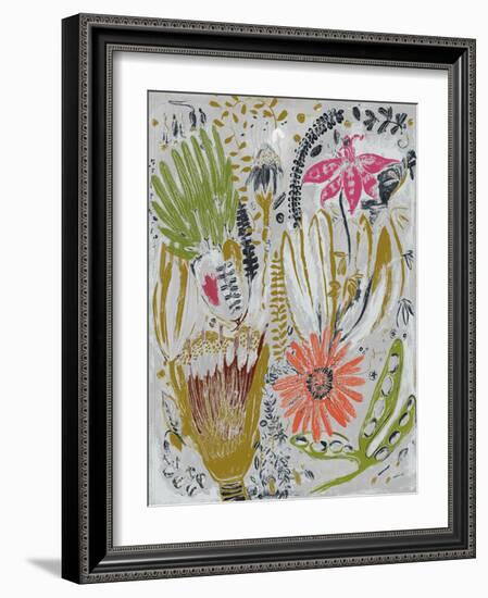 Tropical Blooms I-Maya Woods-Framed Art Print