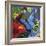 Tropical Blue Butterfly V3-Cindy Wider-Framed Giclee Print