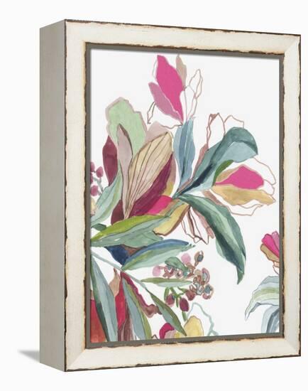 Tropical Botanical Study II-Asia Jensen-Framed Stretched Canvas