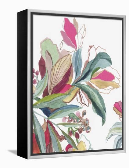 Tropical Botanical Study II-Asia Jensen-Framed Stretched Canvas