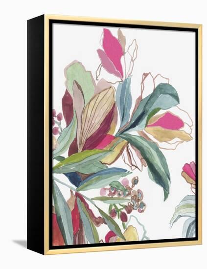 Tropical Botanical Study II-Asia Jensen-Framed Stretched Canvas