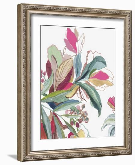 Tropical Botanical Study II-Asia Jensen-Framed Art Print