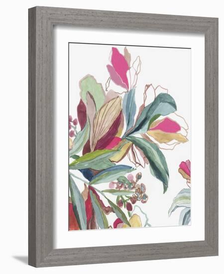 Tropical Botanical Study II-Asia Jensen-Framed Art Print