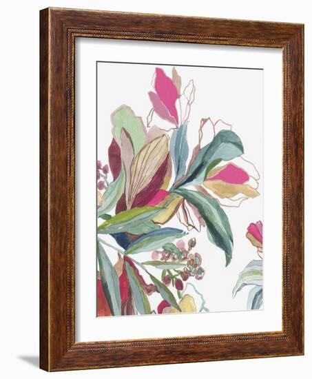 Tropical Botanical Study II-Asia Jensen-Framed Art Print