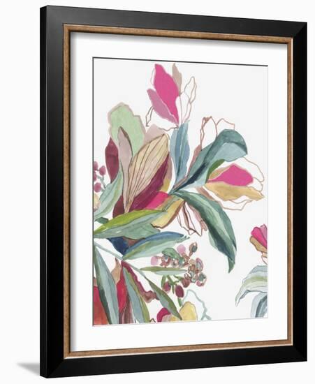 Tropical Botanical Study II-Asia Jensen-Framed Art Print