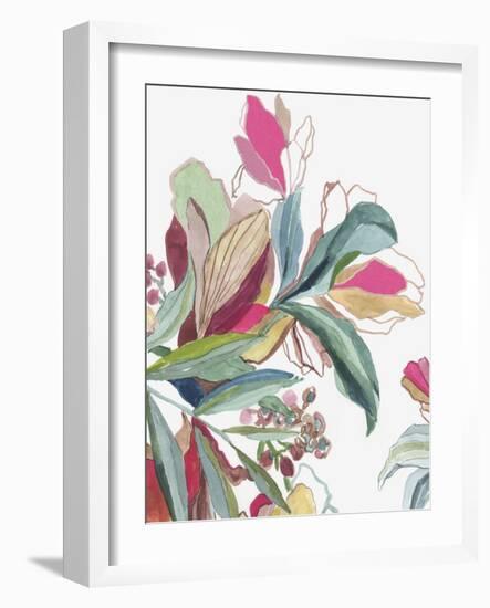 Tropical Botanical Study II-Asia Jensen-Framed Art Print