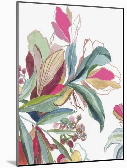 Tropical Botanical Study II-Asia Jensen-Mounted Art Print