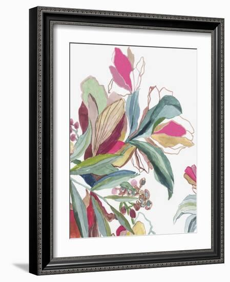 Tropical Botanical Study II-Asia Jensen-Framed Art Print