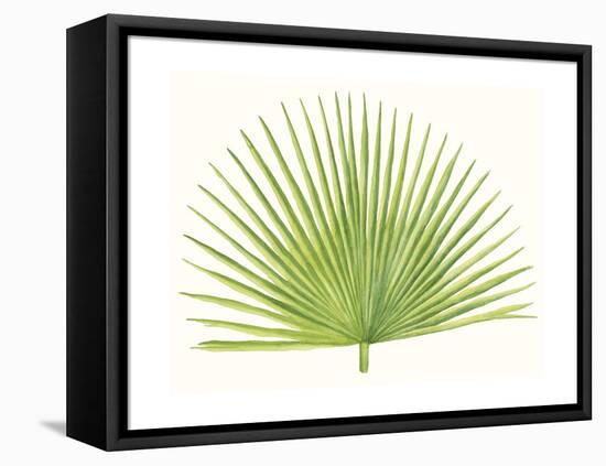 Tropical Breeze Leaves III-Naomi McCavitt-Framed Stretched Canvas