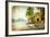 Tropical Bugalow -Retro Styled Picture-Maugli-l-Framed Premium Giclee Print