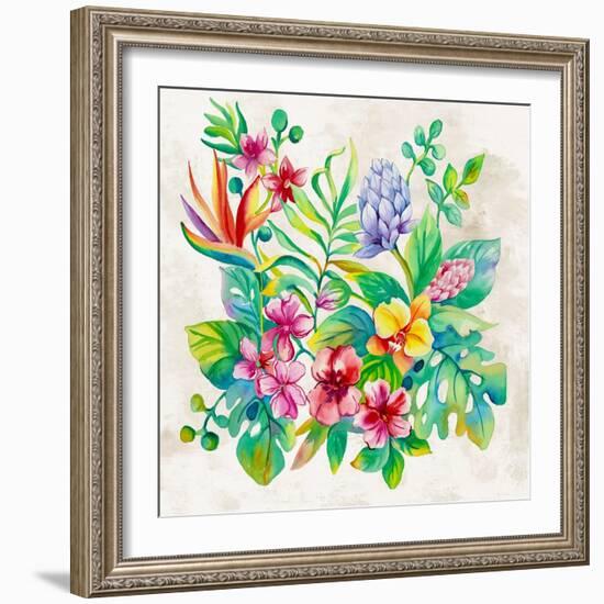 Tropical Bundle III-null-Framed Art Print