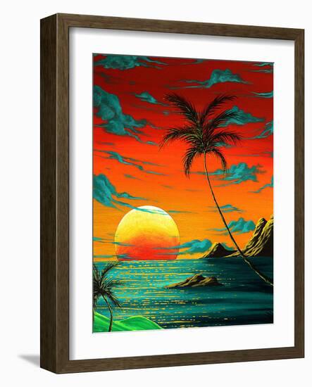 Tropical Burn-Megan Aroon Duncanson-Framed Art Print