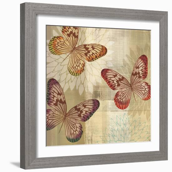 Tropical Butterflies I-Tandi Venter-Framed Art Print