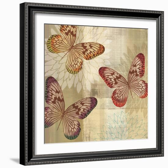 Tropical Butterflies I-Tandi Venter-Framed Art Print