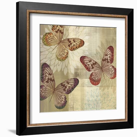 Tropical Butterflies I-Tandi Venter-Framed Art Print