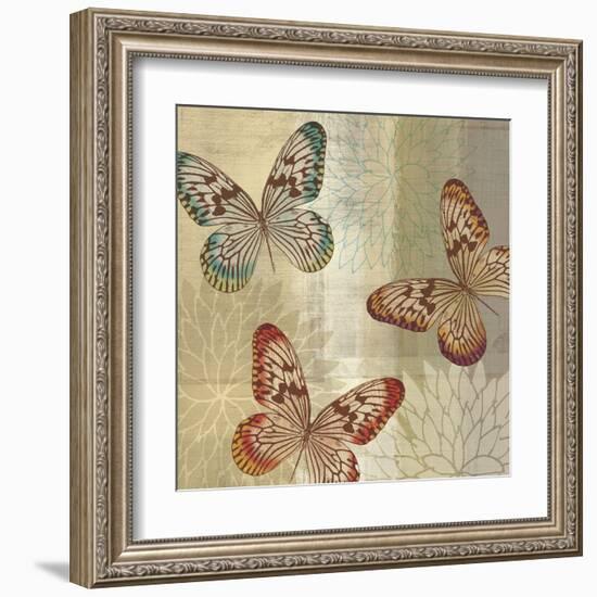 Tropical Butterflies II-Tandi Venter-Framed Art Print