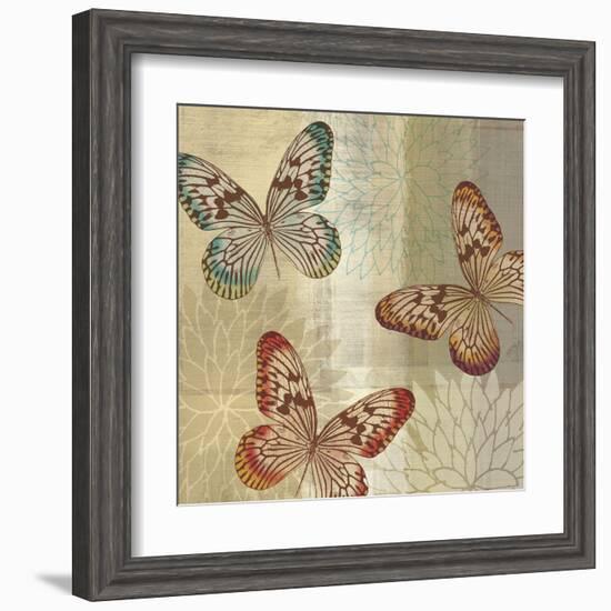 Tropical Butterflies II-Tandi Venter-Framed Art Print