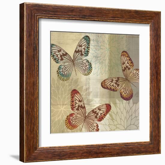 Tropical Butterflies II-Tandi Venter-Framed Art Print