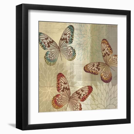 Tropical Butterflies II-Tandi Venter-Framed Art Print