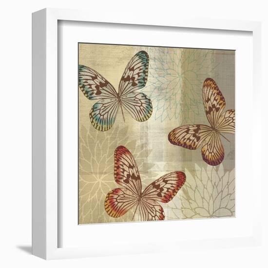 Tropical Butterflies II-Tandi Venter-Framed Art Print