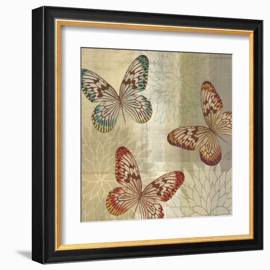 Tropical Butterflies II-Tandi Venter-Framed Art Print