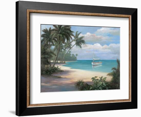 Tropical Cast Away-unknown Chiu-Framed Art Print