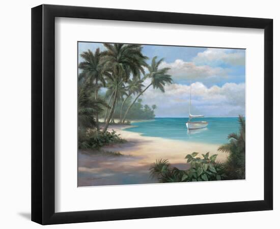 Tropical Cast Away-unknown Chiu-Framed Art Print