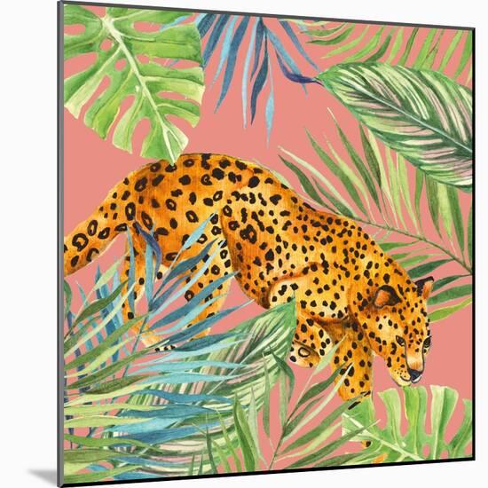 Tropical Cat I-Janet Tava-Mounted Art Print