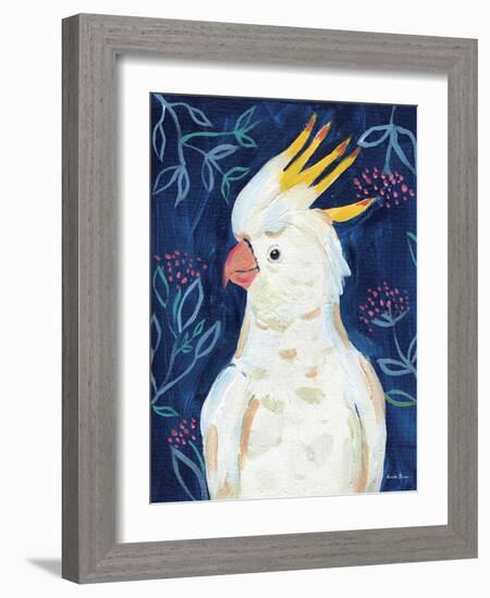 Tropical Cockatoo-Farida Zaman-Framed Art Print