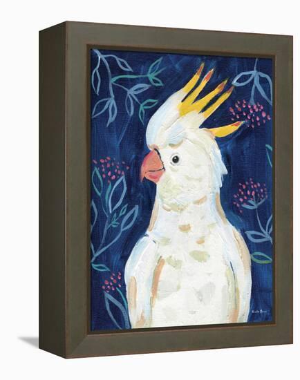 Tropical Cockatoo-Farida Zaman-Framed Stretched Canvas