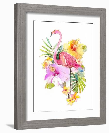 Tropical collage, 2017-John Keeling-Framed Giclee Print