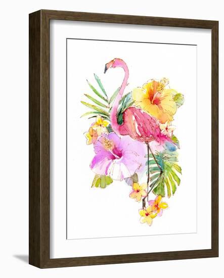 Tropical collage, 2017-John Keeling-Framed Giclee Print