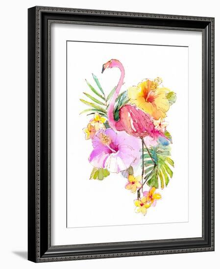 Tropical collage, 2017-John Keeling-Framed Giclee Print